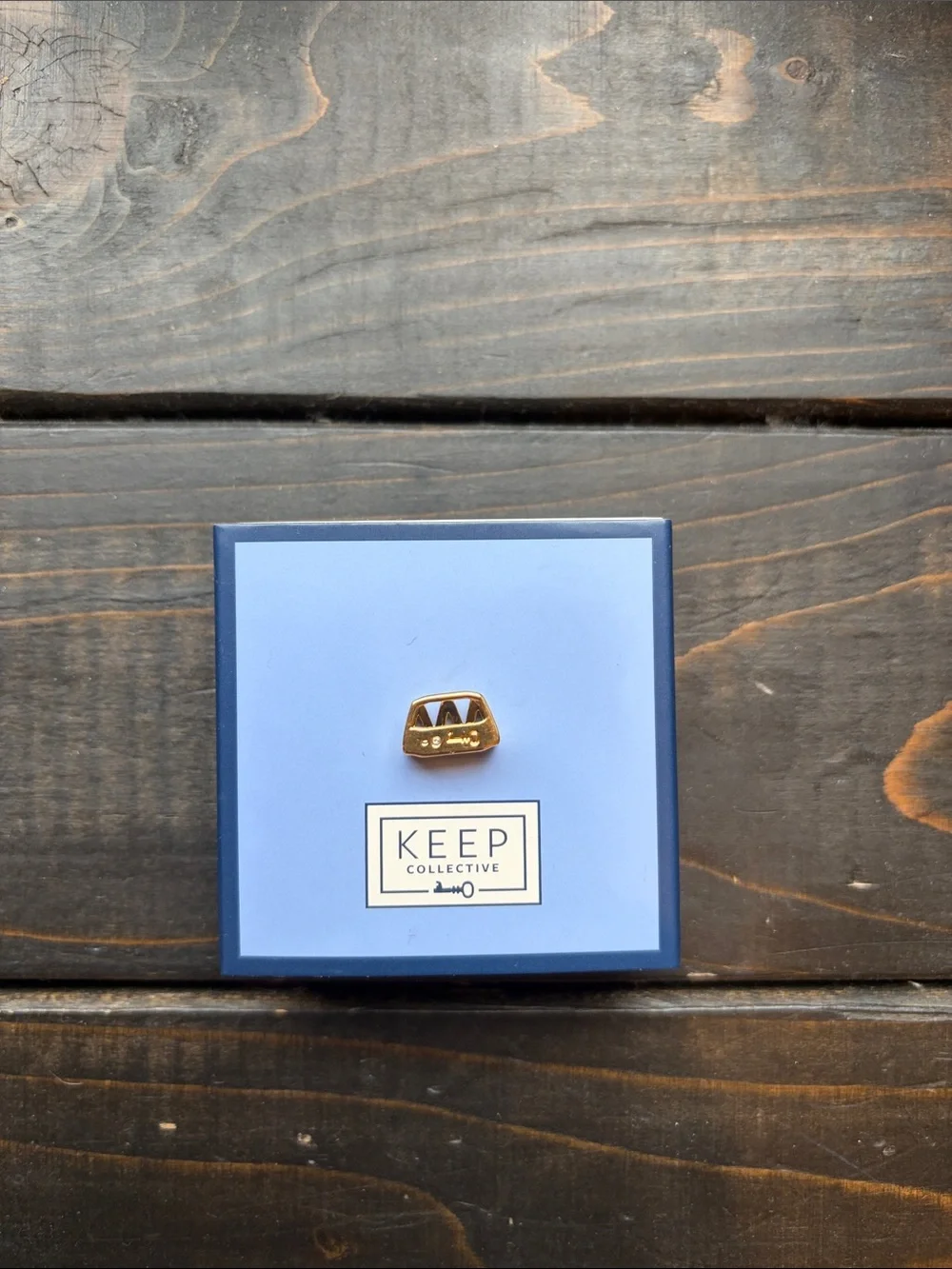 KEEP Collective Gold Pave Crown Charm